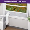 Mxclimate Insulated Foam Panels for Portable AC Window Vent Kit,Adjustable
