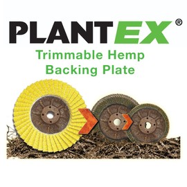 CS UNITEC PLANTEX® Sunfire Ceramic 6" Dia, 80 Grit, 7/8" Arbor 10 PK