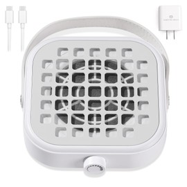 CHRISTINE SHELLY Nail Dust Collector, Compact Mini Vacuum Fan Dust Collector, Powerful Dust Suction Machine Manicure Pedicure Tool for Acrylic Nail Polishing, White