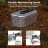 Camping Lunch Box Folding Handle Aluminum Camping Bento Container Camping