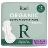 Rael Rael Pads for Women, Organic Cotton Cover - Ultimate