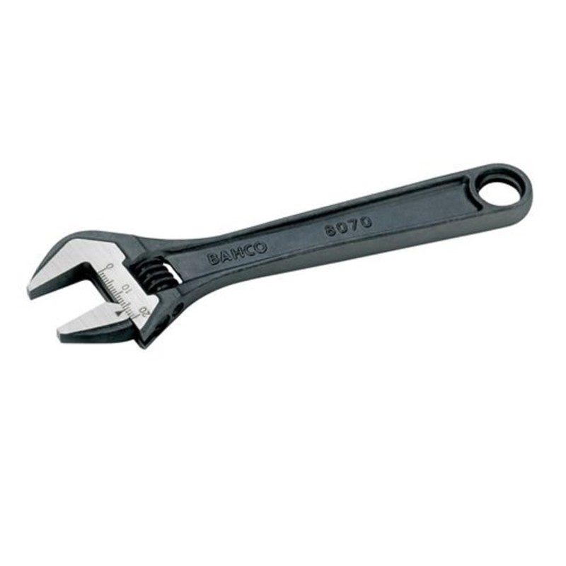 Bahco 8069 IP Black-Finished Adjustable Wrench in Industrial Pack, Grey,