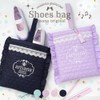 ARISANA Shoes Bag for Kids, Girls, Quilting, Shoe Case, Shoe