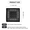 Eowppue 23-Pack Polyester Paisley Bandanas, Unisex Head Wraps, Multifunctional Cycling