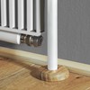 Wooden Radiator Pipe Collars | Radiator Cover Oak for 15mm