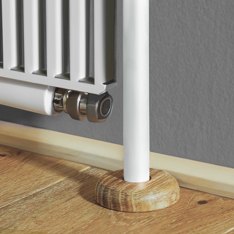 Wooden Radiator Pipe Collars | Radiator Cover Oak for 15mm