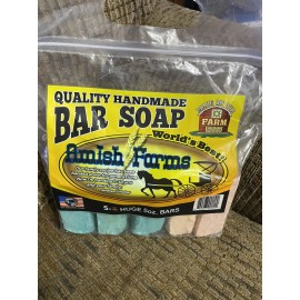Amish Farm Bar Soap (Pack of 5) Scented Color May Vary In Hand