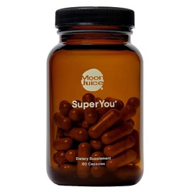 Moon Juice SuperYou Ashwagandha Supplements with Rhodiola, Shatavari & Amla - Cortisol Reducer for Energy, Mood, Focus and Stress Support, Vegan, Non-GMO & 100% Traceable, 60 Capsules, 30 Servings
