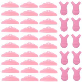 15 Pairs of Small Lash Lifting Silicon Curlers Shields Pads Pink & 10 Y Combs for Lash Lift Perming Lifting Small Size Eyelash Lifting Perming Curlers Pads Shields Eyeluvlashes