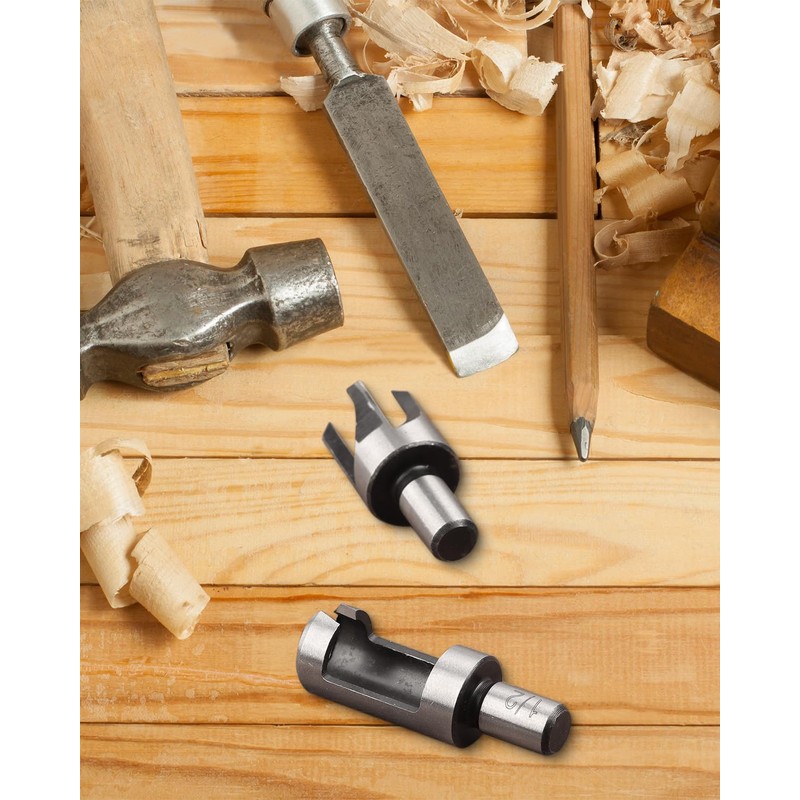 AOKLIT Plug Cutters for Woodworking, 8pcs Wood Plug Cutters Drill