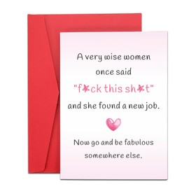 Farewell Gifts for Women Bestie Coworkers Leaving Gifts Goodbye Gifts Funny Going Away Card for Coworkers New Job Promotion Gifts for Boss Lady Mentor Leader Congrats New Beginnings Gifts for Women