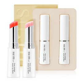 Su:m37 Face Moisturizer Balm Lip Pink Set for daily skincare routines, cream lotion balm or gel texture, Korean Import, Su:m37 Beauty and Personal, Option 2