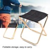 Outdoor Lightweight Aluminium Alloy Folding Stool Portable Mini Fishing Camping