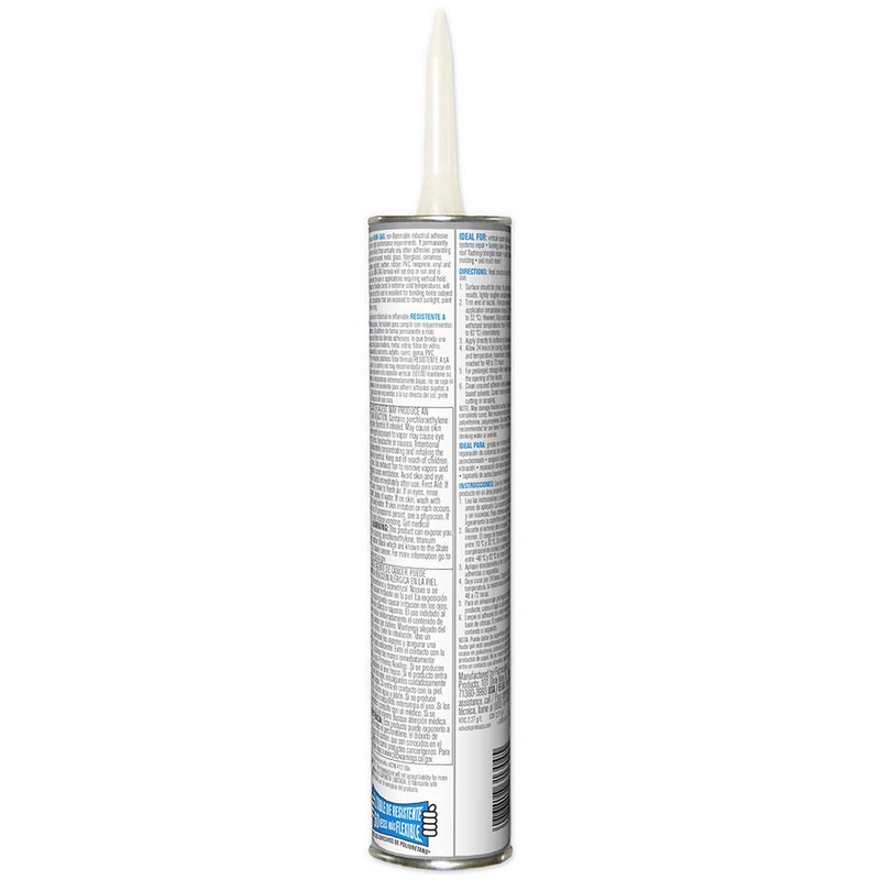 E6100 252051 Pro-Grade Adhesive Cartridge 10.2 fl oz White