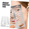 OHPHCALL Eyebrow Template Eyebrow Drawing Stencil Eyebrow Practice Stencil Brow