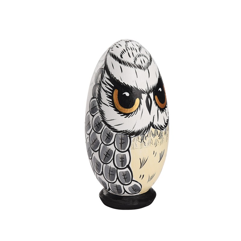 5PCS Owl Nesting Egg Cute Owl Animal Nesting Dolls Wooden