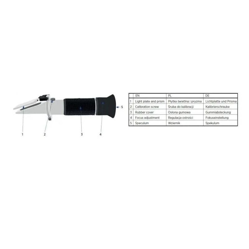 ROOKS OK-03.0027 Frostschutz- / Batteriesäureprüfgerät (Refraktometer)