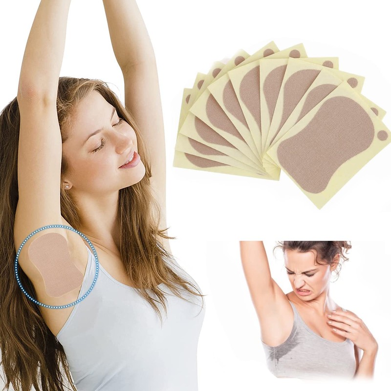 Underarm Sweat Pads - 10 Pcs Disposable Underarm Pads for
