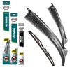 HEYNER® Windscreen Wiper Set with Rear Windscreen Wiper Suitable for