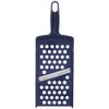 DELISH KITCHEN Pearl Metal Grater, Navy, 9.6 x 3.5 x
