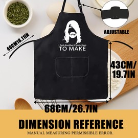 AKTAP D Grohl Music Apron with Pockets F-Fighters Music Lyric Gift I Got Another Confection to Make Inspired Baking Aprons (Grohl Aprons)