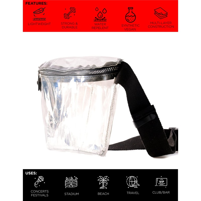 FYDELITY-Fanny Pack|Large Slim Plus Size|Crossbody Sling Belt Bag Waist Packs|XL,