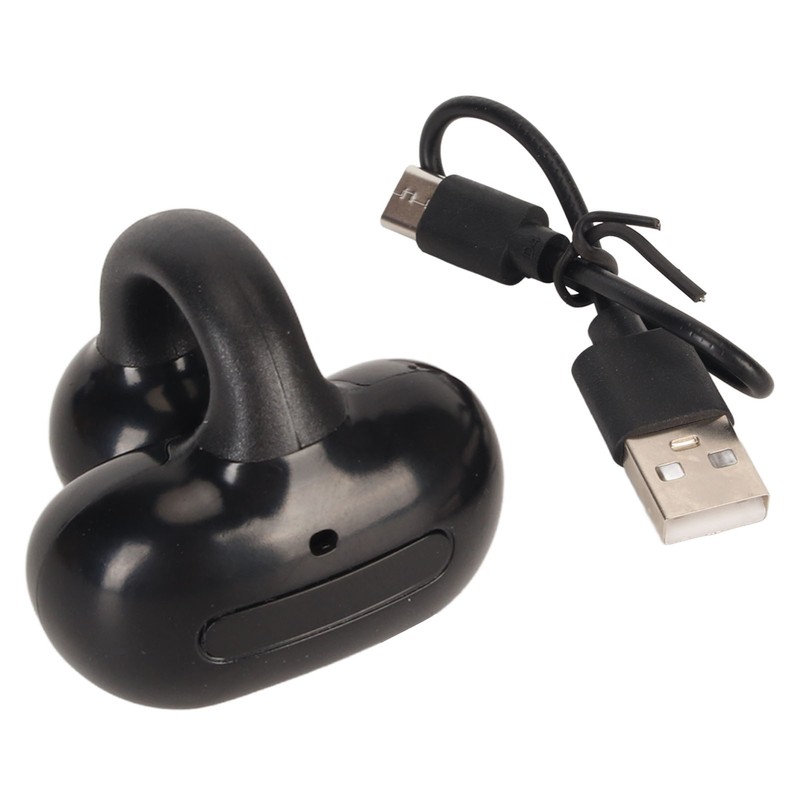 Clip On Wireless Earphone Bluetooth 5.3 Stereo Single Ear Open