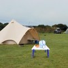 Modern-Depo 15.9"x14.2"x9.6" Large Portable Folding Beach Table for Sand Foldable