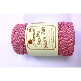 EVERLASTO "BEAUTIFUL" COTTON BAKERS TWINE - 30 COLOURS - 100M (ROSE PINK, 100M)