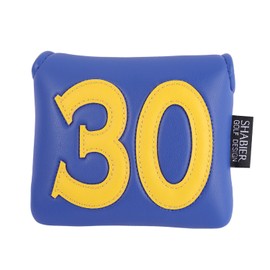 SHABIER Blue Golf Large Mallet Headcover with NO.30 Design for for Blade Golf Putter