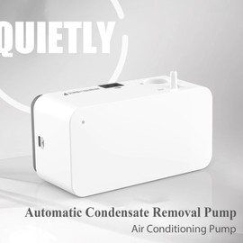 Automatic Condensate Removal Pump, Air Conditioning Pump, Wall Mounted Quiet Pump, 12M Lift, Flow Rate of 24m³/h, Removable Condensate Pump, 110‑240V 50‑60HZ