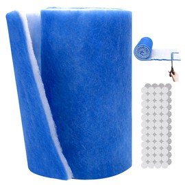 Custom Size Air Vent Filters – 12”x120” Electrostatic Filter Roll with MERV 8 Rating & Hook Tape, Makes 30+ Vent Covers for Home Floor, Grilles, Ceiling, HVAC Furnace Vents
