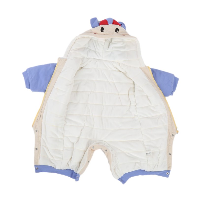 Winter Thickening Baby Cartoon Romper Children Infant Baby Hooded Romper