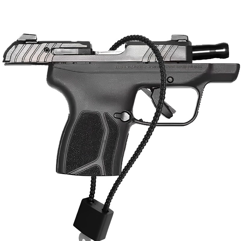 Cable Gun Lock with Keys 15" 2 Pack, Steel Cable