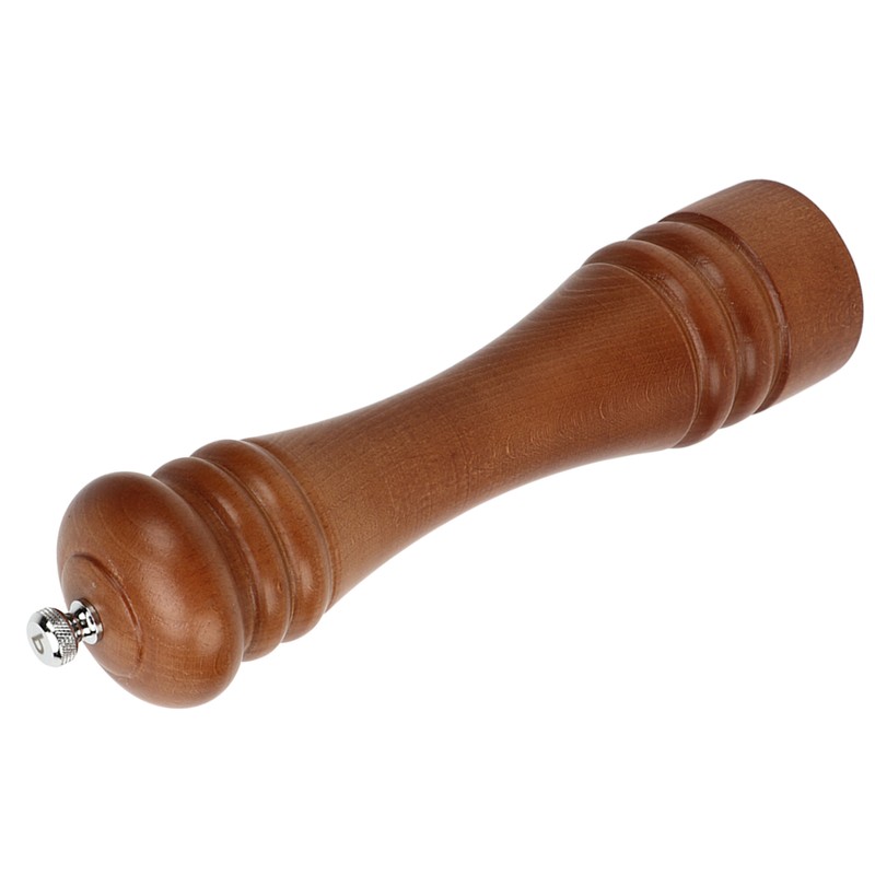 Wooden Pepper Grinder Refillable Rustproof Stainless Steel Core Manual Salt