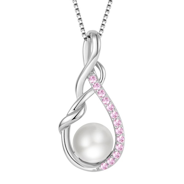 STARCHENIE Freshwater Cultured Pearl Necklace for Women 925 Sterling Silver