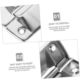 ARTIBETTER 6pcs Hinge Case Hinge for Jewellery Box Heavy Duty Metal Tool Cabinet Support