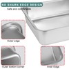Stainless Steel Cat Litter Box for Big Cats,Small Stainless Steel