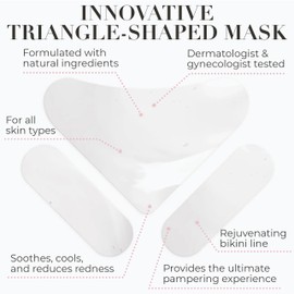 Ingrown Hair Treatment | Razor Bumps Treatment For Women | Bikini Area Vajacial Mask | Soothes bikini area with Salicylic Acid, Aloe & Hyaluronic Acid | helps calm razor burn & ingrown hairs