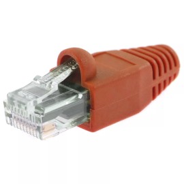 Unbranded RJ45 Terminator, Red Boot