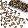 YOUOWO 120 Pcs Iron Pins Bronze Tone Board Drum Tacks