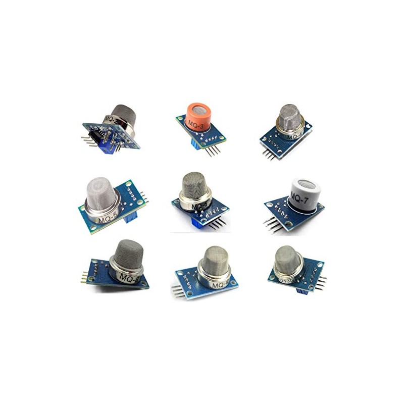 9pcs Gas Detection Sensor Module Gas Sensor Starter Kit MQ-2