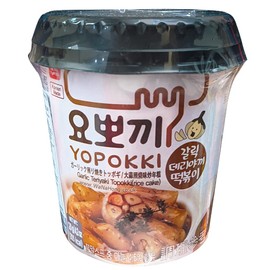 Yopokki Instant-Reiskuchenbecher (Knoblauch Teriyaki) 1 Tasse