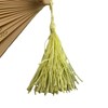 FANSOF.FANS Pack of 10 Fabric Handheld Fan with a Tassel