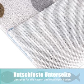 Non-Slip Shower Mat, 40 x 60 cm: Soft Comfort Non-Slip Shower Mat with Drainage Holes, PVC Loofah Massage Bath Mat, Shower Tray Mat, Non-Slip for Seniors and Children