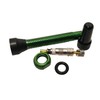 Road Up Pair (2) 44mm Tubeless Green Presta Valve Stems