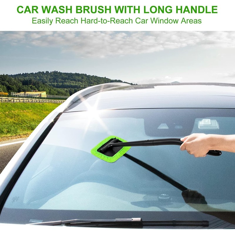 Xindell Windshield Cleaner Tool – Inside Car Window Cleaning Kit
