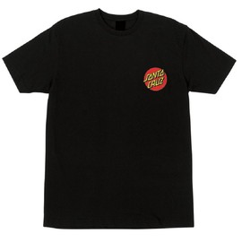 SANTA CRUZ Classic Dot Chest S/S Lightweight T-Shirt Black XL Mens