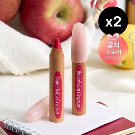 Butter Bomb Crayon Planning Main Product + Sharpener x2 / 버터밤 크레용 기획 본품+샤프너 구성 x2