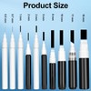 FULIBAO 15 Pack Large Refillable Paint Markers 8mm 10mm 15mm